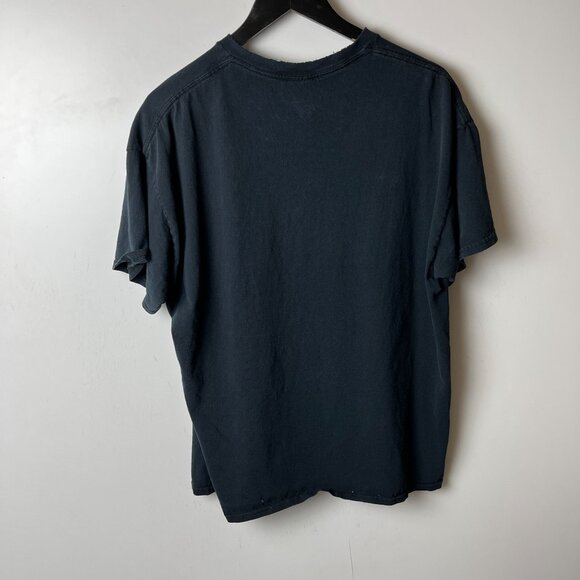 Distressed Vintage Y2K T Shirt Skeleton Mythical Creatures XL Black Graphic Tee - Picture 16 of 16